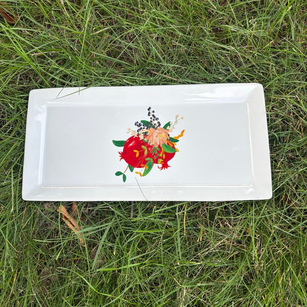 Ceramic Pomegranate Trinket Tray